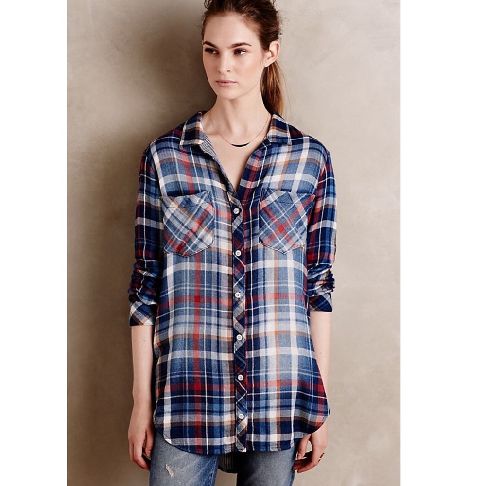 Anthropologie  Cloth & Stone Brecken Buttondown M